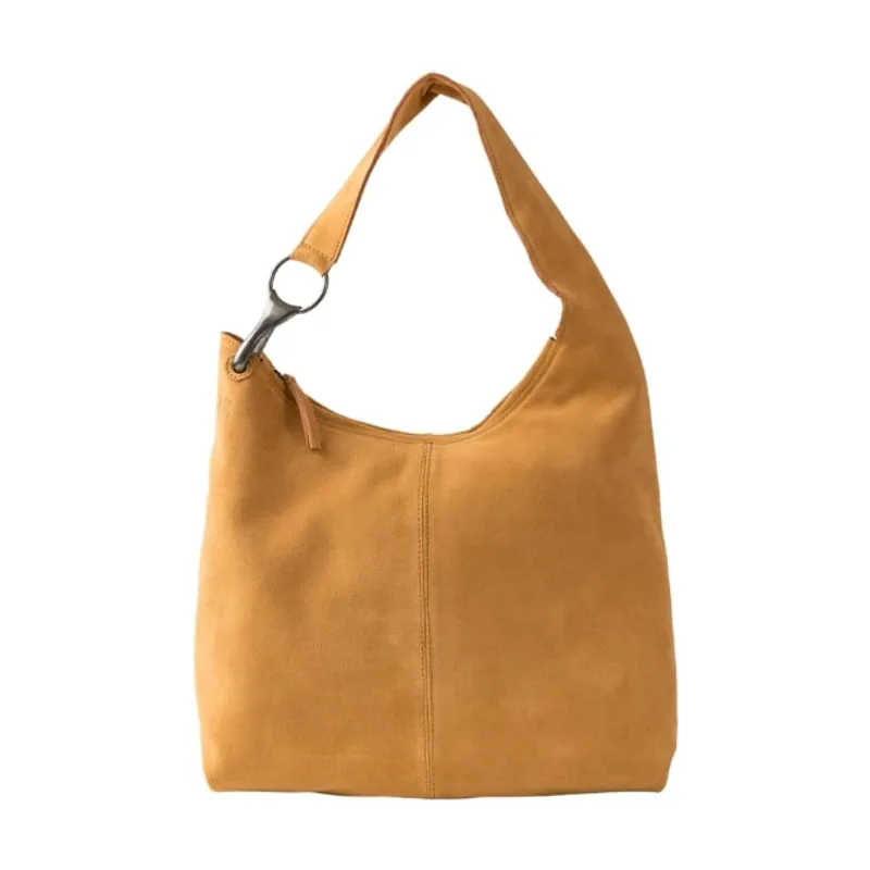 Bolso de Hombro de Piel Jackpot Camel