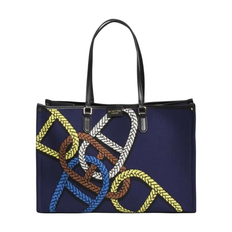Bolso Tote Bordado Cadenas 36099
