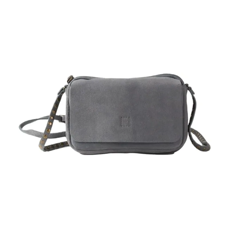 Bolso Bandolera de Piel Brewton Azul Navy