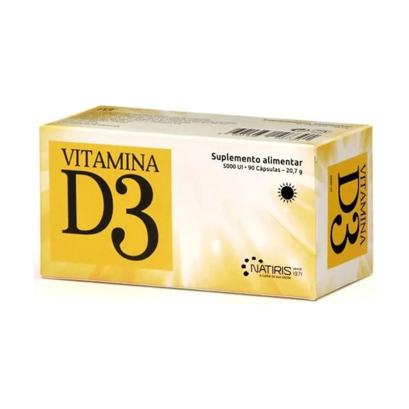 Vitamina D3 5000 UI Cápsulas x90