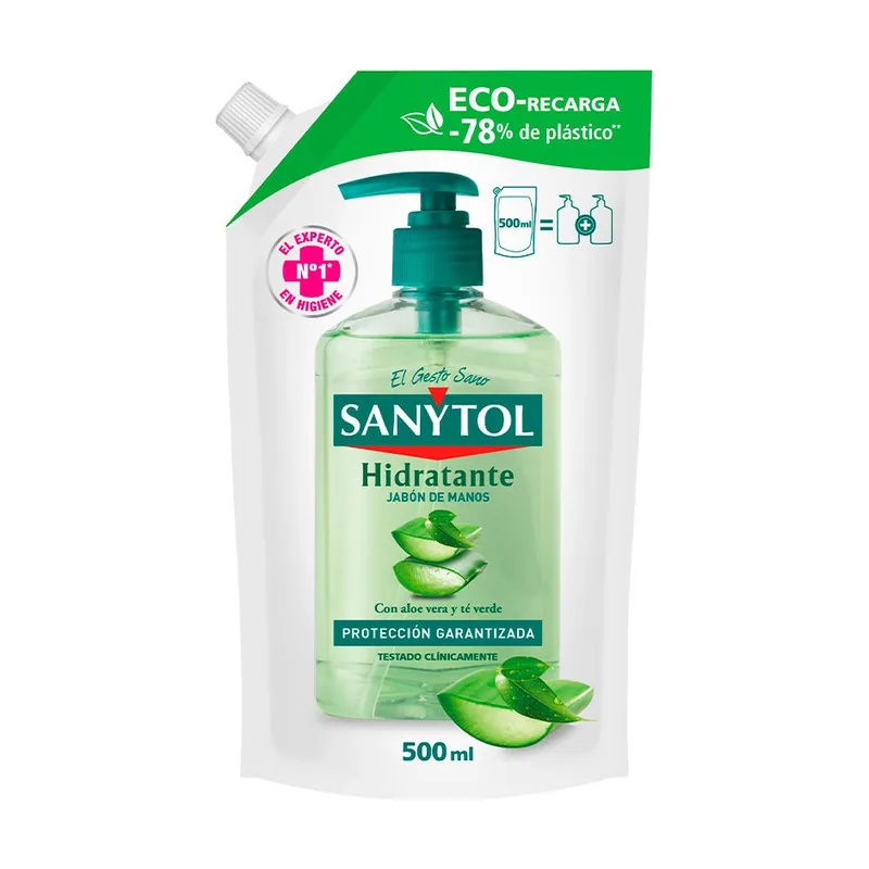 Recambio de jabón hidratante antibacteriano 500 ml