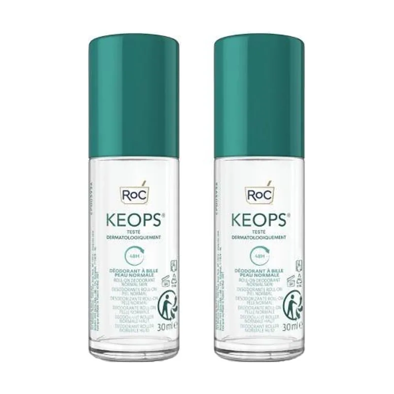 Desodorante roll-on Keops Duo 2x30 ml
