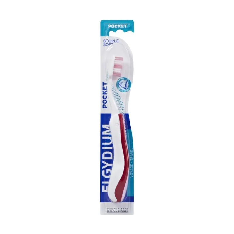 Cepillo de dientes suave de viaje de bolsillo