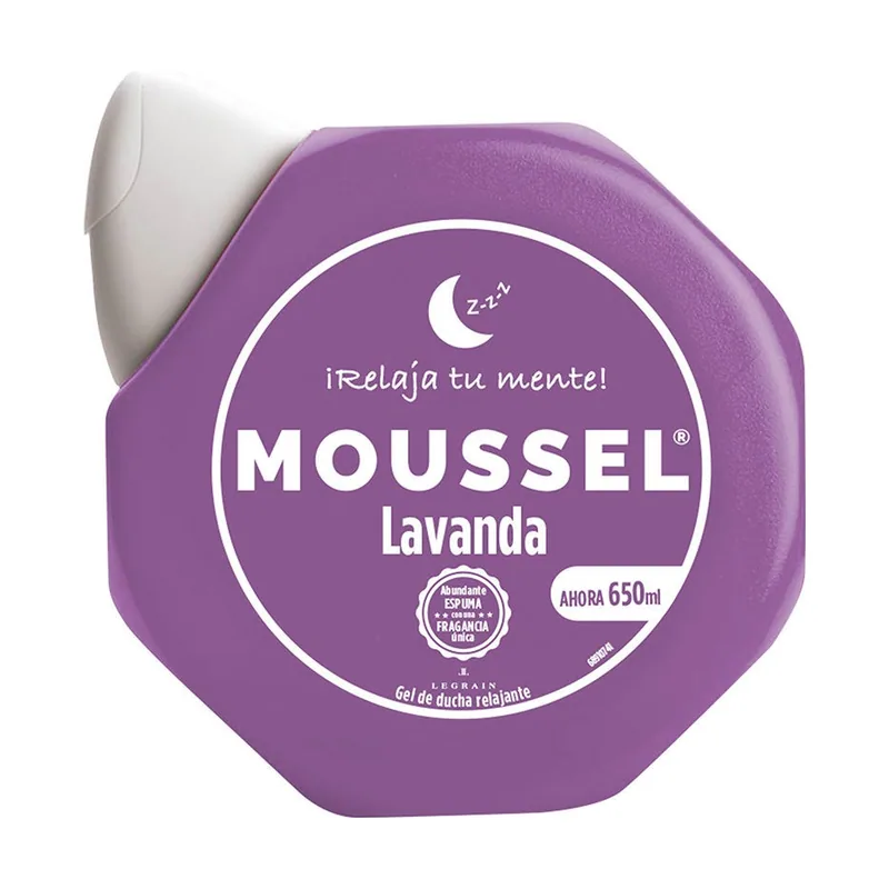 Gel de ducha relajante en espuma de lavanda 650 ml