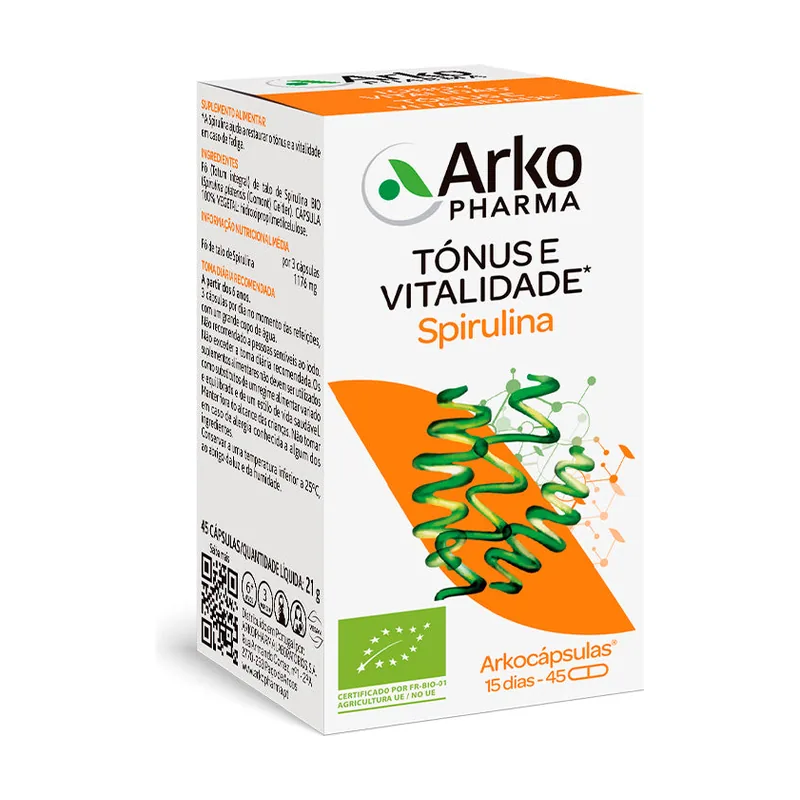 Arkocápsulas Espirulina Cápsulas x45