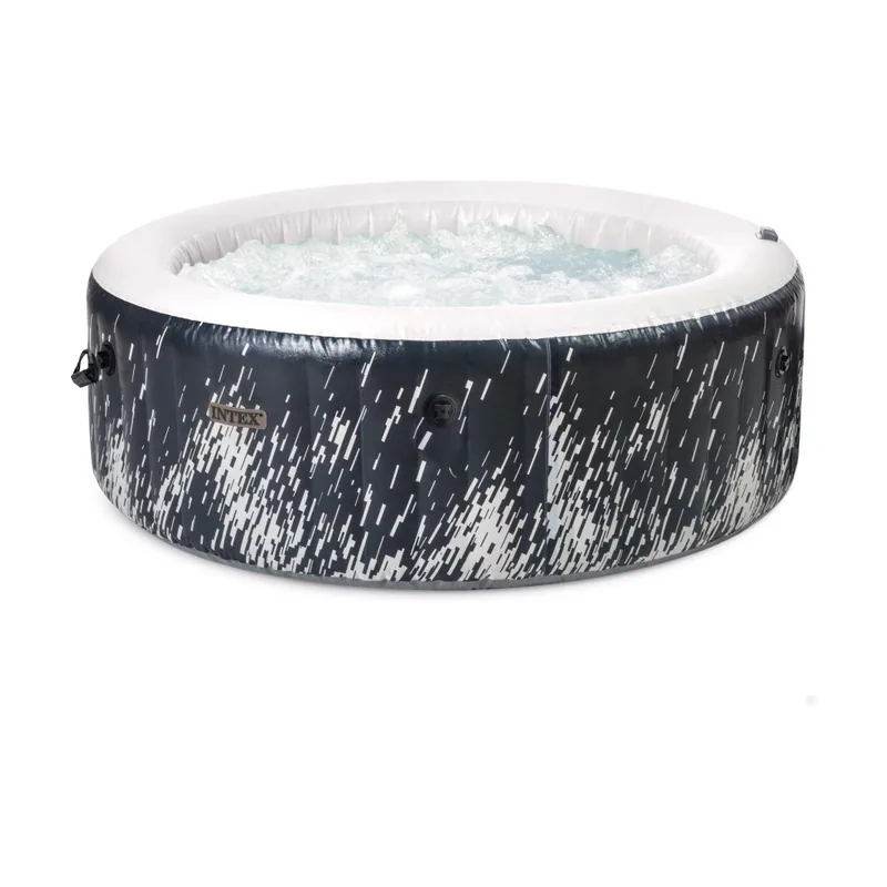 Spa hinchable 4 personas bubble massage glow deluxe