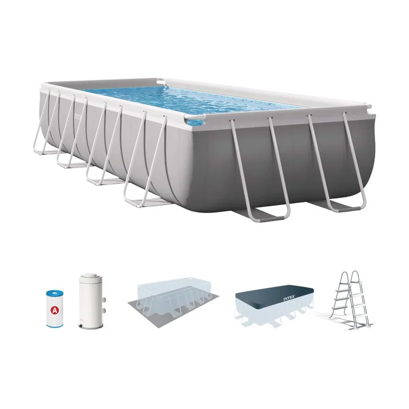 Piscina rectangular prism frame 5 metros con depuradora