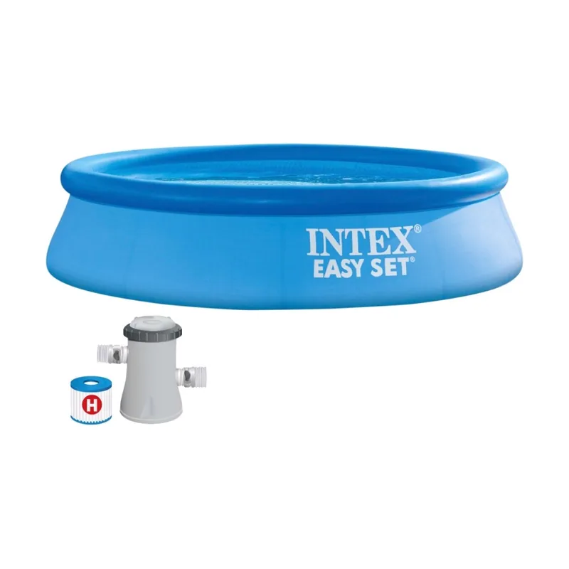 Piscina hinchable redonda easy set 3 metros + depuradora