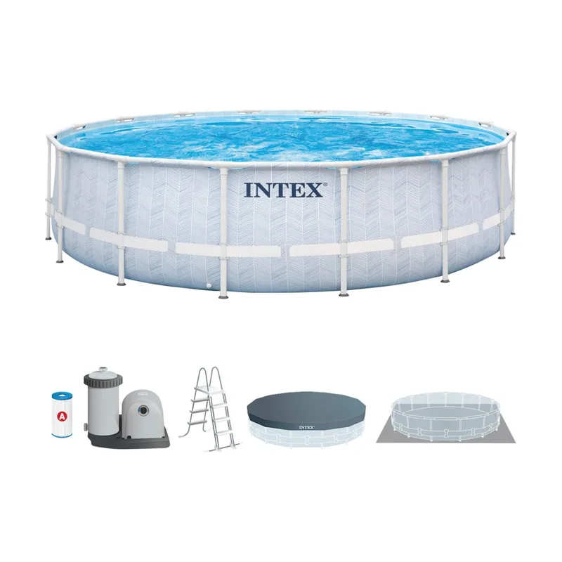 Piscina desmontable redonda prism frame premium 5 metros con depuradora