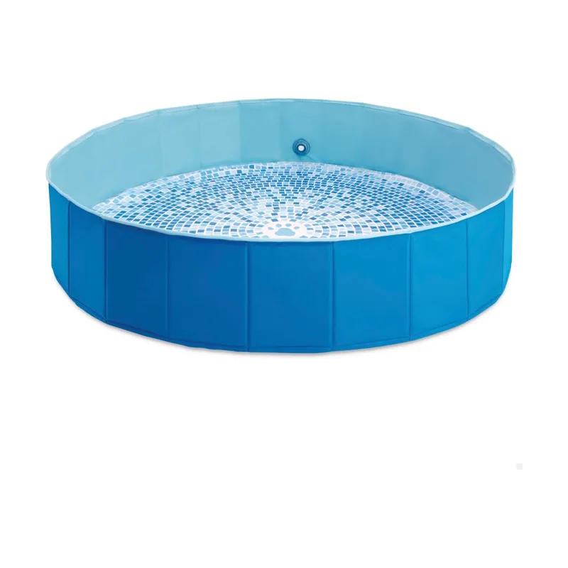 Piscina plegable circular para perros