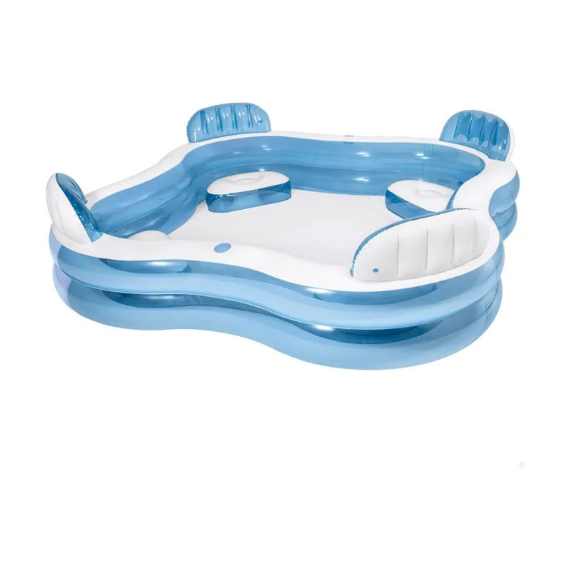 Piscina con asientos hinchables 229x66 cm