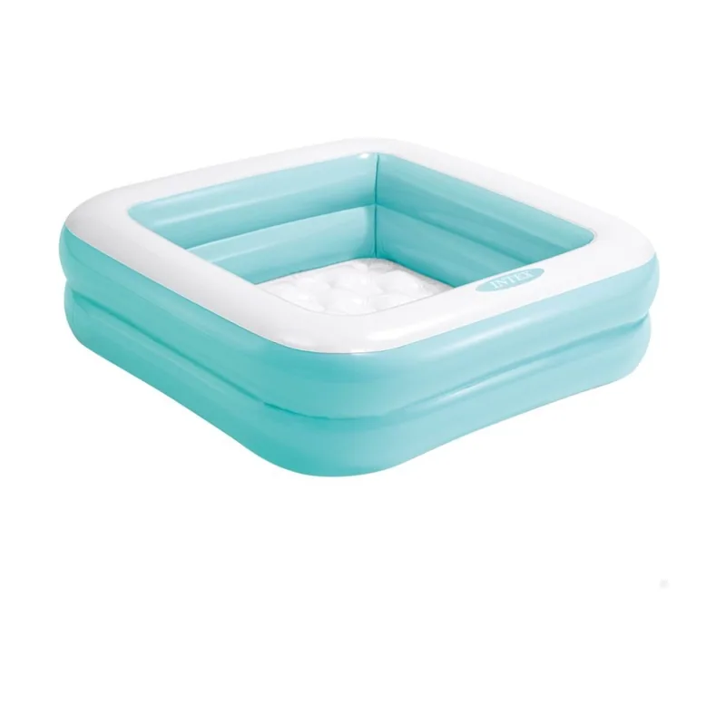 Piscina hinchable cuadrada infantil 85x85x23 cm