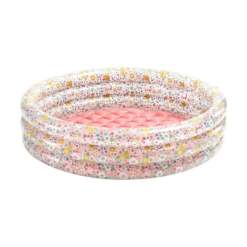 Piscina hinchable flores con suelo acolchado sweet blossom