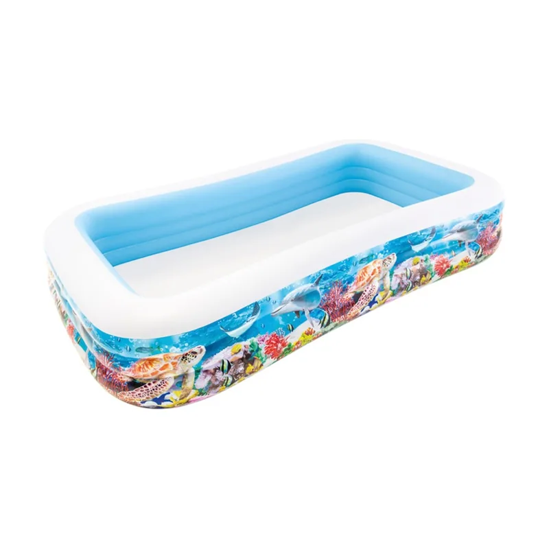 Piscina hinchable infantil tropical rectangular