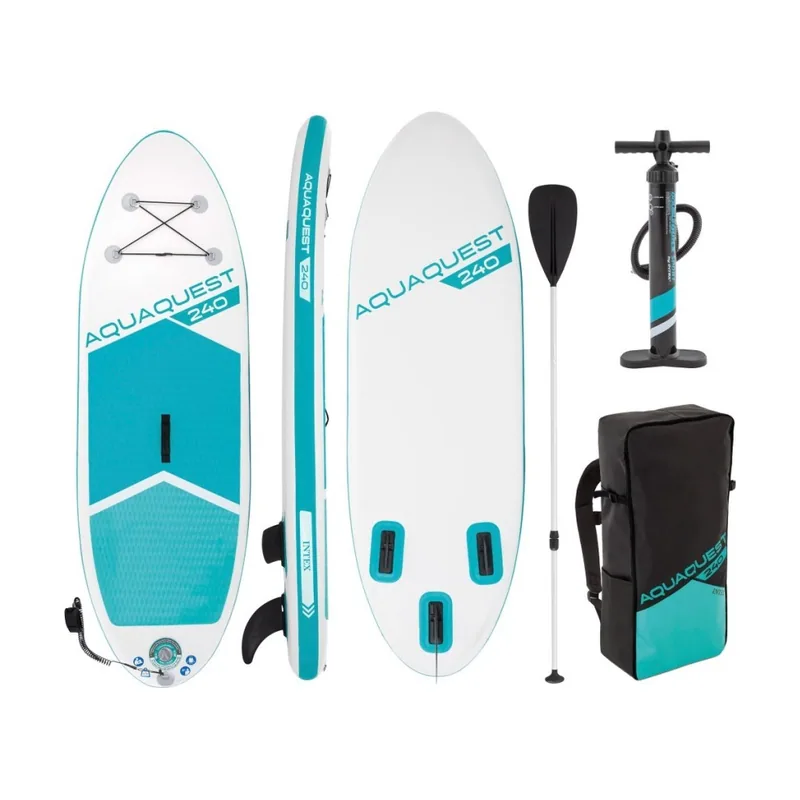 Tabla de paddle surf hinchable máx. 90 kg con remo