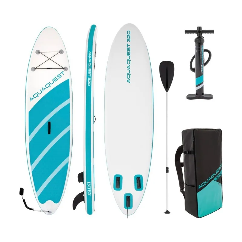 Tabla de paddle surf hinchable máx. 150 kg con remo