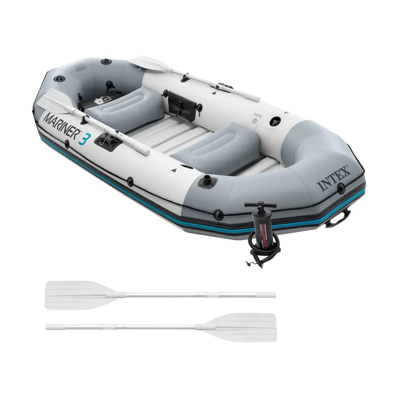 Barca hinchable mariner 3 & remos 137 cm-297x127x46 cm