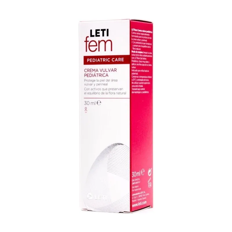 Letifem crema vulvar pediátrica 30ml