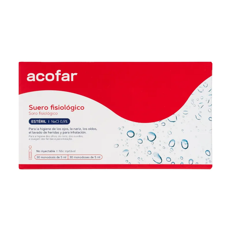 Suero Fisiologico 30 monodosis