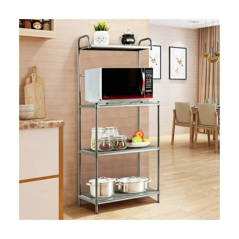 Estante de Cocina de Almacenamiento de 4 Niveles Soporte