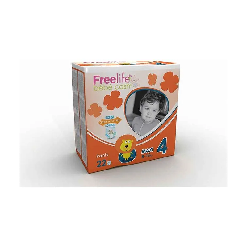 Freelife Bebe Cash Pants Talla 4 8-15 kg 22 uds