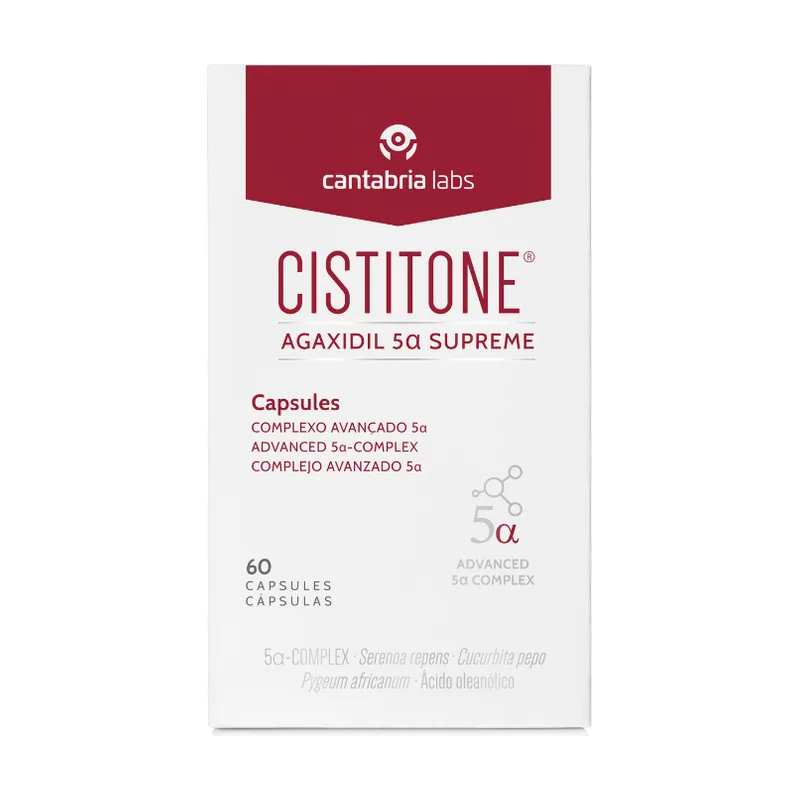 Cápsulas de cistitona agaxidil 5-alfa suprema x60