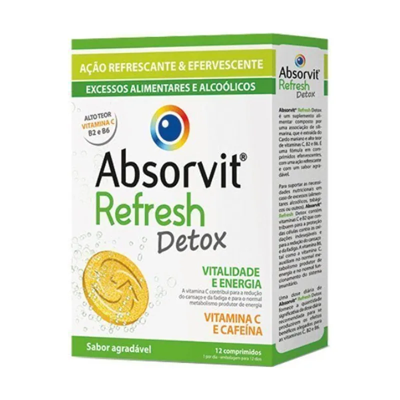 Comprimidos efervescentes desintoxicantes Refresh x12