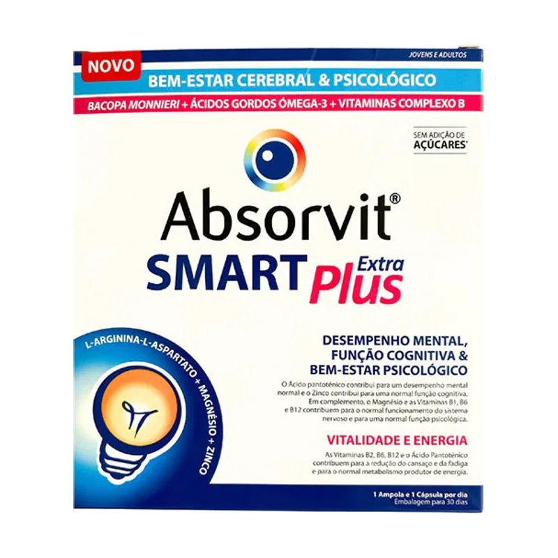 Smart Extra Plus 30 Cápsulas + 30 Viales