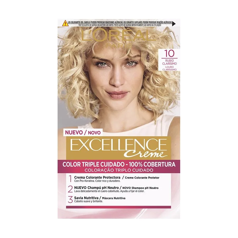 Excellence Crema 10 Rubio Muy Claro 192 ml