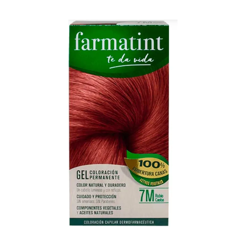 Gel colorante permanente 7M rubio caoba