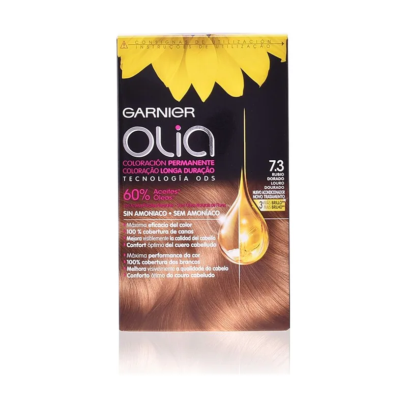 Olia Coloración permanente 7.3 Rubio oscuro dorado