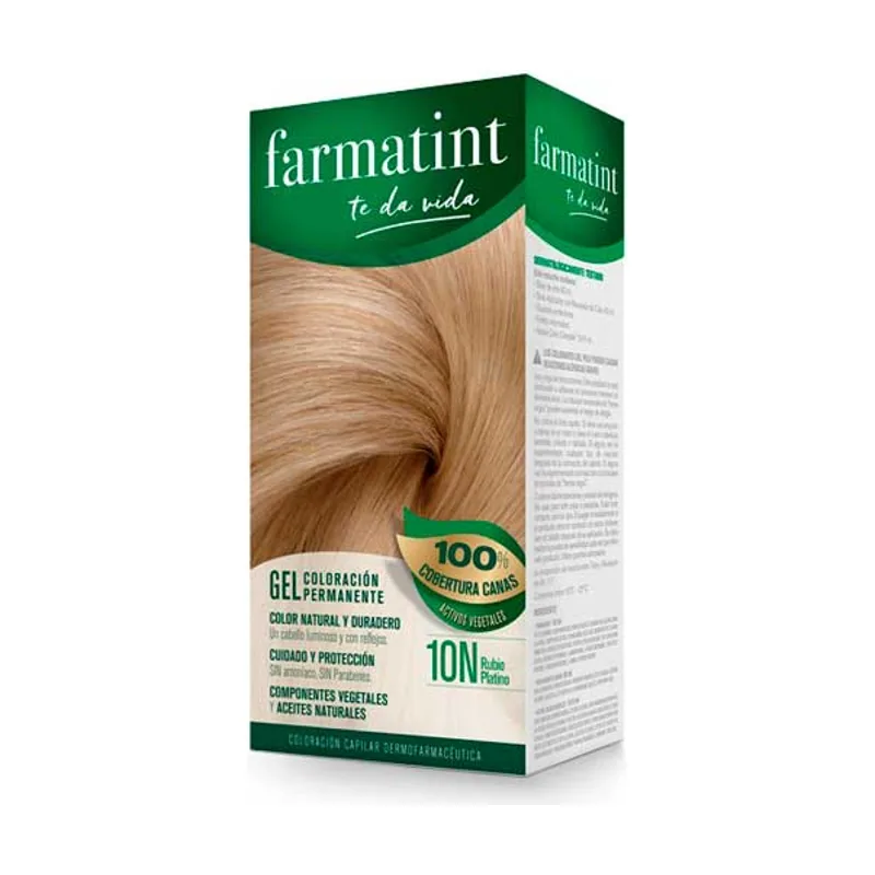Gel colorante permanente 10N Rubio platino