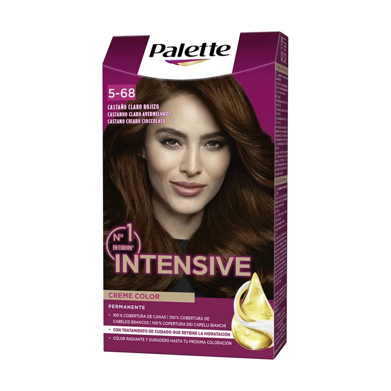 Schwarzkopf Palette Intensive Creme Coloración permanente 5.68 Castaño claro rojizo