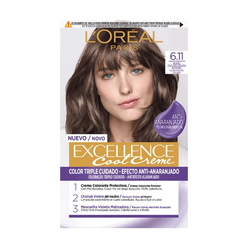 Excellence Cool Crema 6.11 Rubio oscuro ceniza