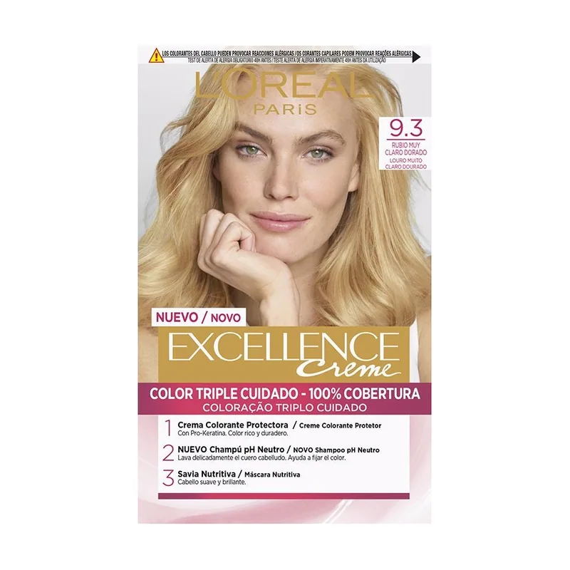 Excellence Crema 9.3 Rubio muy claro dorado