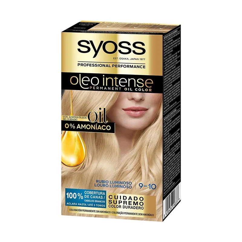 Oleo Intense Coloración permanente sin amoníaco 9.10 Rubio muy claro