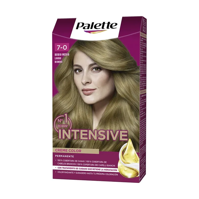 Schwarzkopf Palette Intensive Creme Coloración permanente 7 Rubio medio