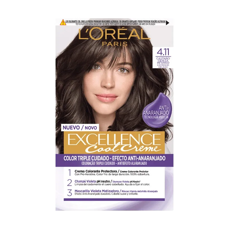 Excellence Cool Crema 4.11 Castaño Ceniza Intenso