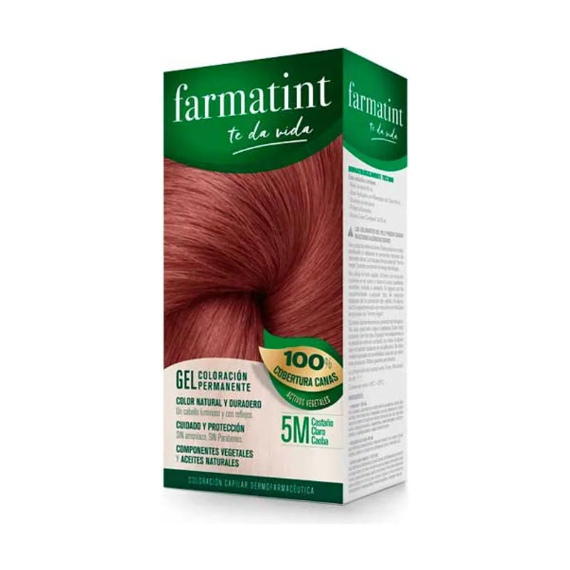 Gel colorante permanente 5M castaño caoba claro
