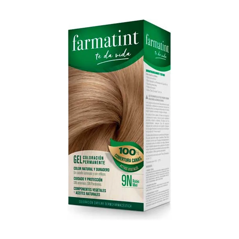 Gel colorante permanente 9N Rubio Miel