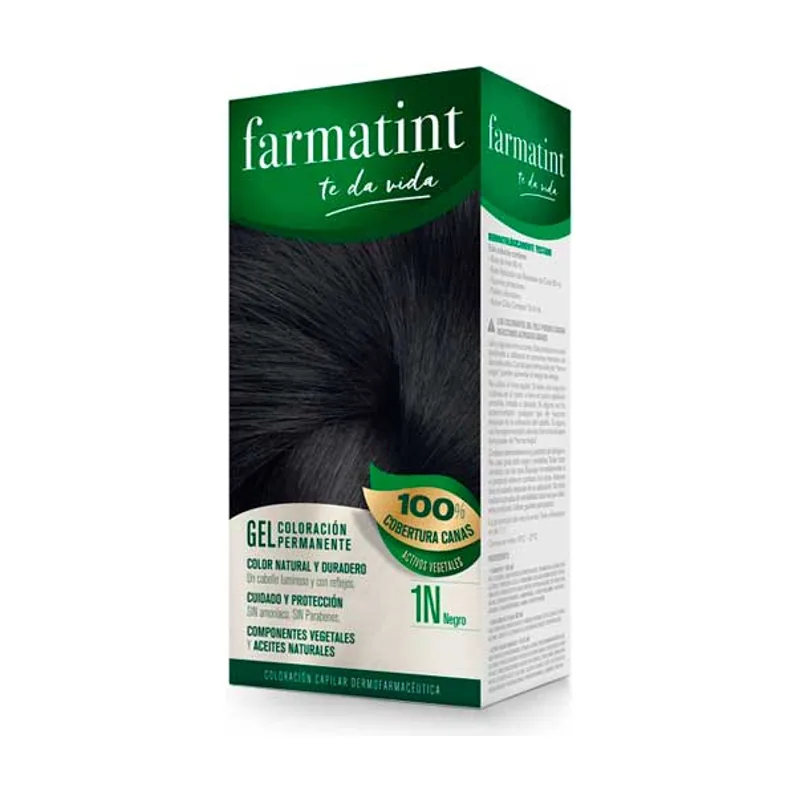 Gel colorante permanente 1N Negro