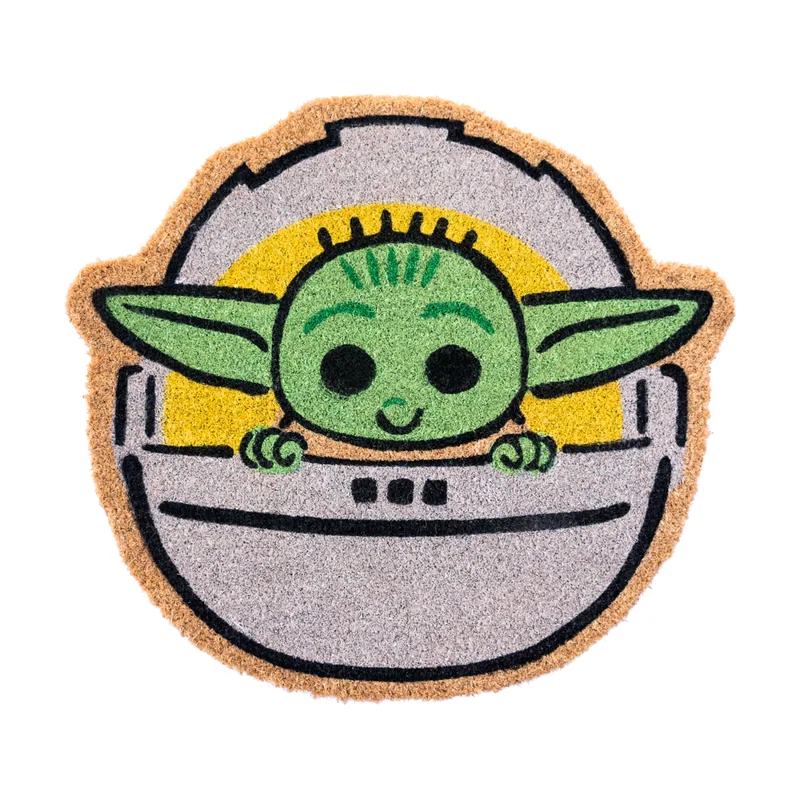 Star Wars Felpudo Entrada casa Fibra de Coco Grogu