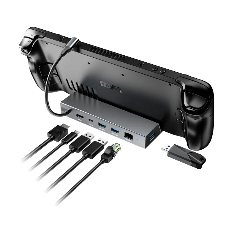 Docking Station 6 en 1 Steam Deck