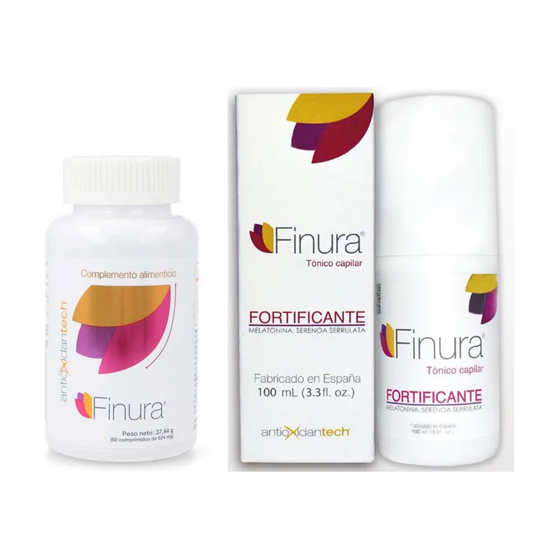 Pack Finura 60 Comprimidos + Loción Tonico Fortificante Capilar 100 ml