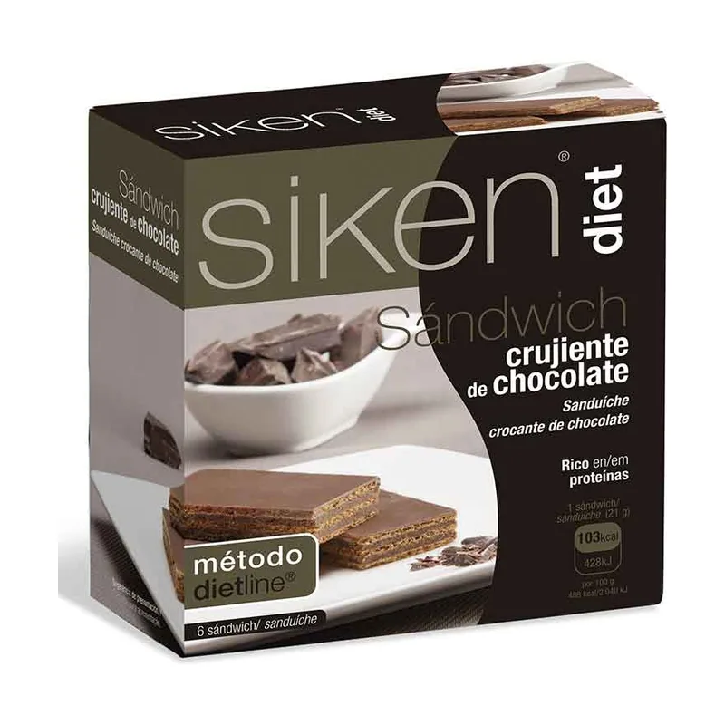 Diet Sandwich Chocolate 6 uds