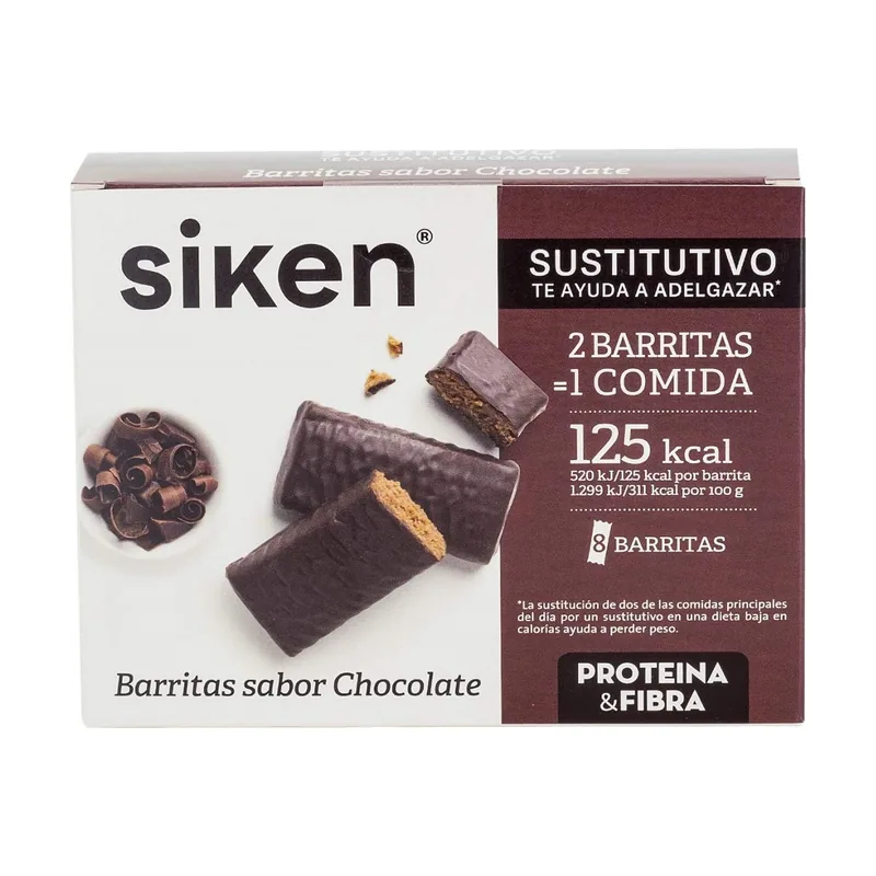 Sustitutivo Barritas Chocolate 8 uds