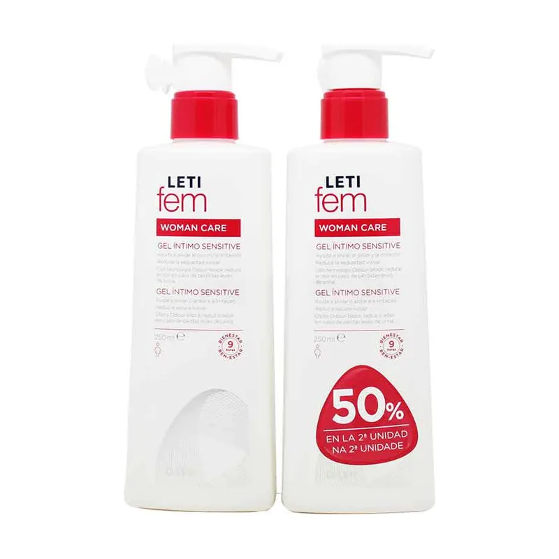 Letifem Gel Intimo Sensitive Duplo Ahorro