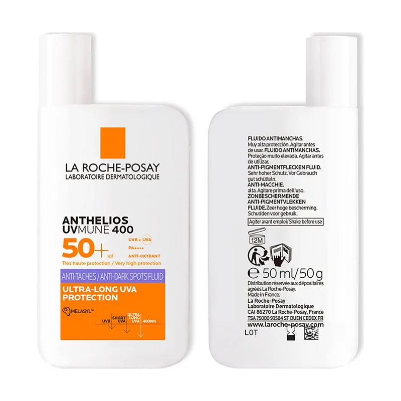 Anthelios -LaRochePosay La Roche-Posay Anthelios Uvmune 400 Fluido Antimanchas Spf50+