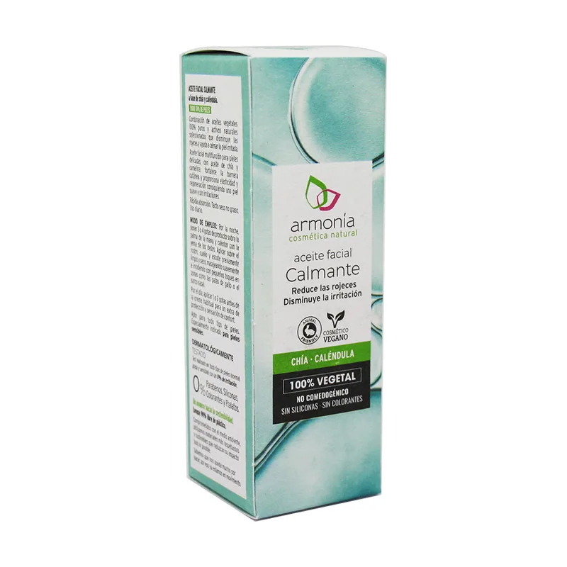 Aceite Facial Calmante Chía Caléndula 15ml