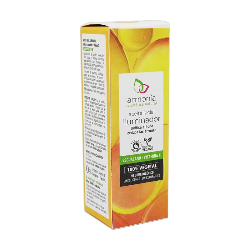 Aceite Facial Iluminador Escualano Vitamina C 15ml